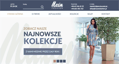 Desktop Screenshot of maximfashion.pl